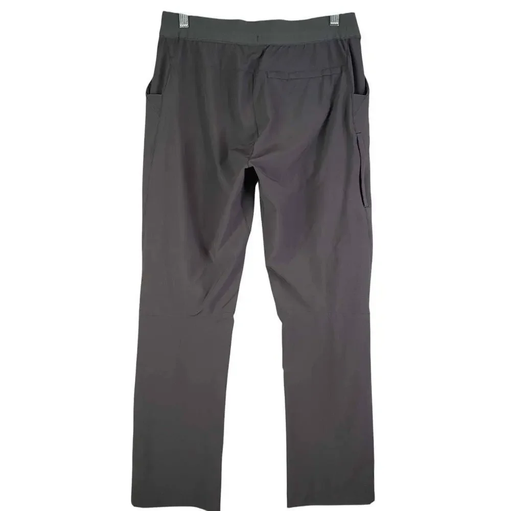 The North Face Mens Pants Gray Straight Leg Flat Front Size 30x30 40 UPF